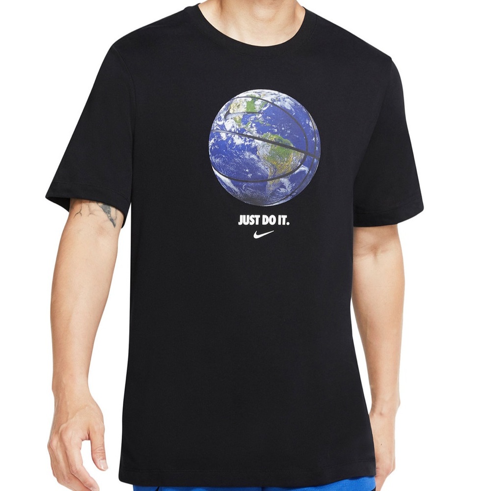 Nike Men's Navy Earth Graphic Tee